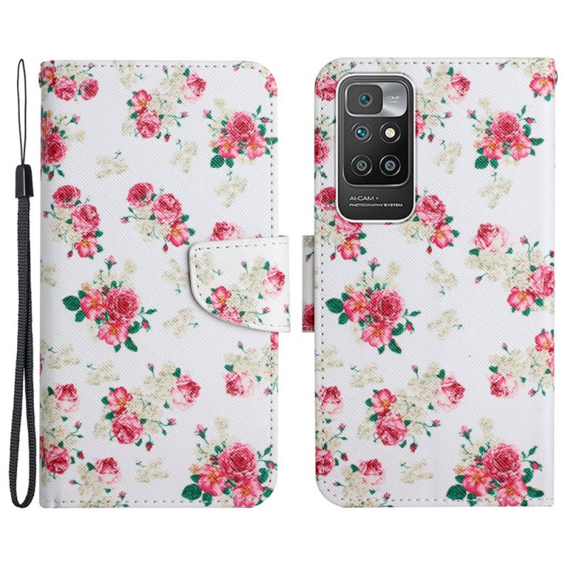 Fodral Xiaomi Redmi 10 Liberty Royal Blommor