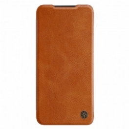 Folio-fodral Xiaomi Redmi 10 Läderfodral Nillkin Qin-serien