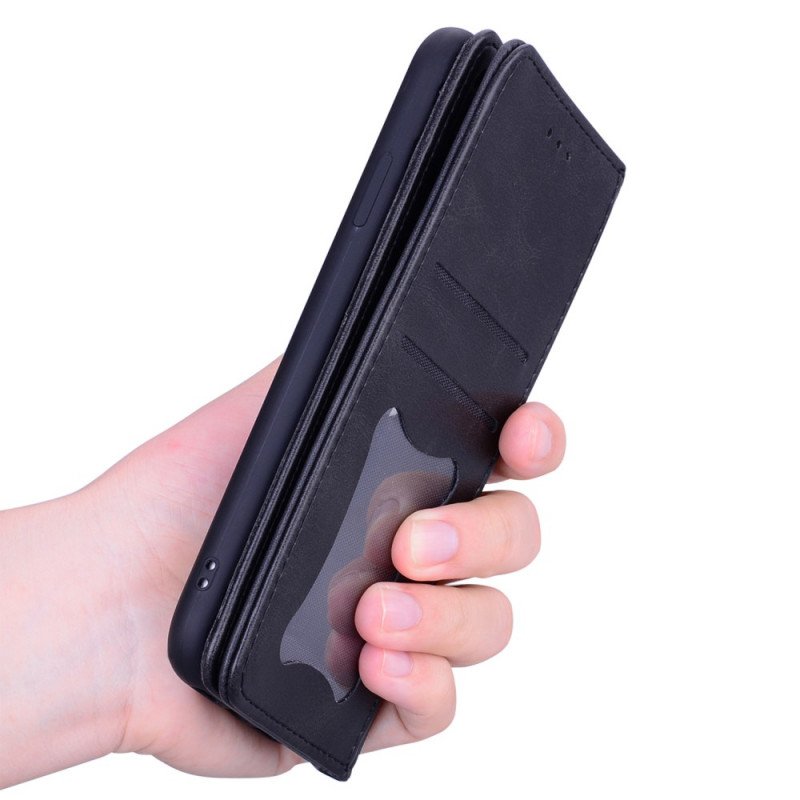 Folio-fodral Xiaomi Redmi 10 Läderfodral Tvåfärgad Affärslädereffekt