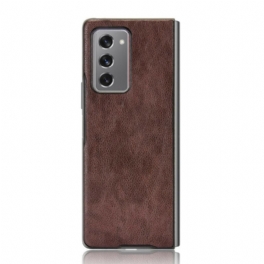 Skal Samsung Galaxy Z Fold 2 Litchi Konstläder