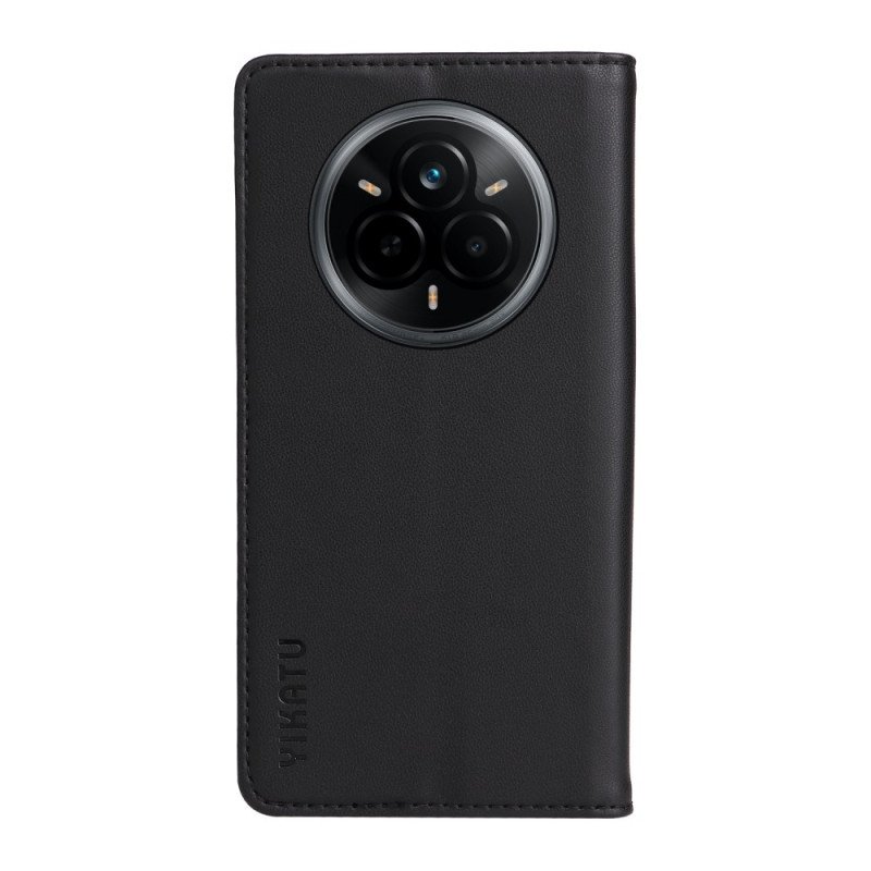 Folio-fodral Realme 14 Pro 5g Klassisk Ykatu-lädereffekt