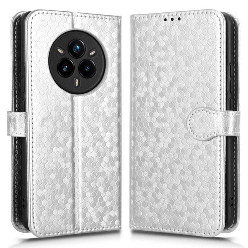 Läderfodral Realme 14 Pro 5g Telefonfodral Glitterprickar