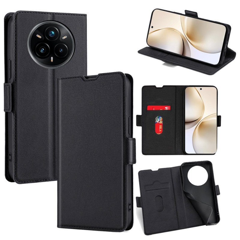 Läderfodral Realme 14 Pro 5g Telefonfodral Ultratunn Dubbelspänne