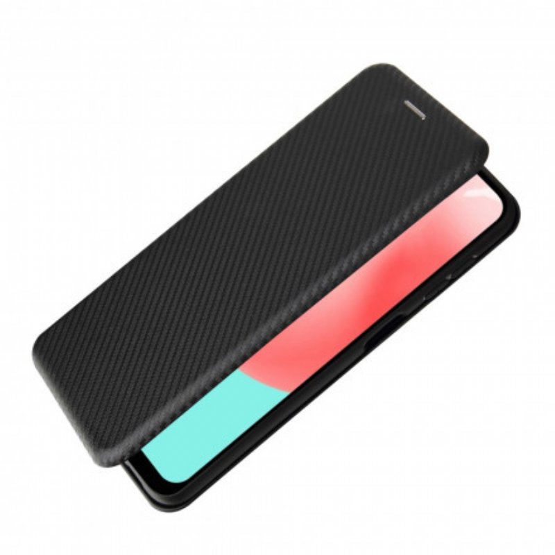 Folio-fodral Samsung Galaxy A32 5G Läderfodral Kolfiber