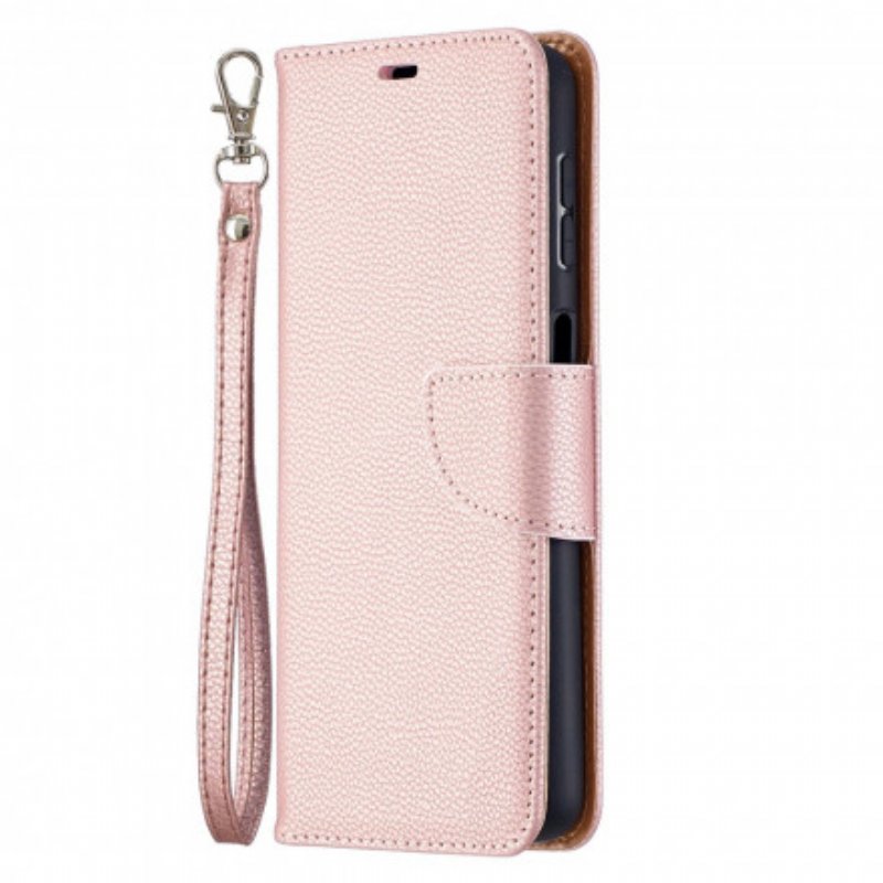 Folio-fodral Samsung Galaxy A32 5G Läderfodral Litchi Rabat Oblique