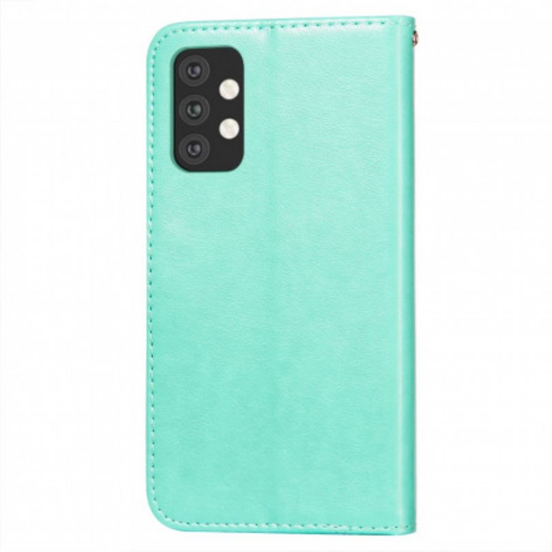 Folio-fodral Samsung Galaxy A32 5G Stil Läderlås Vändbar