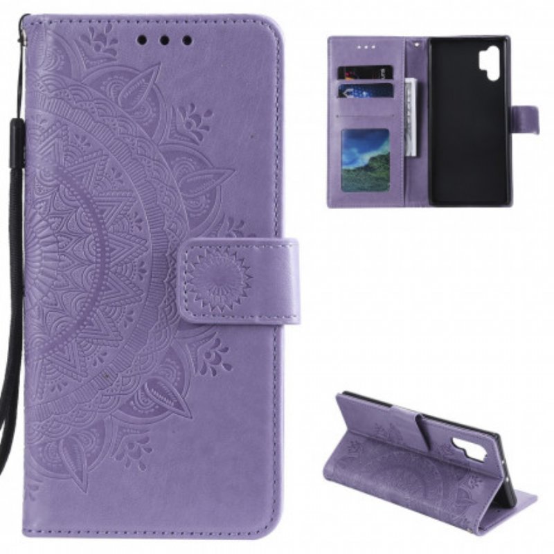 Läderfodral Samsung Galaxy A32 5G Sol Mandala
