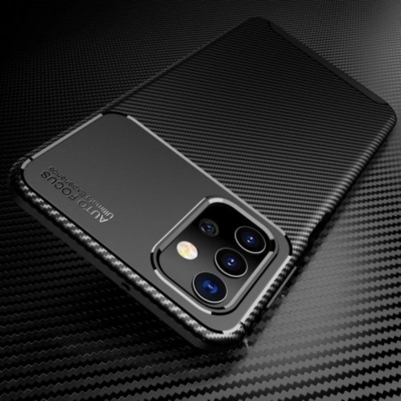 Skal Samsung Galaxy A32 5G Flexibel Kolfiberstruktur