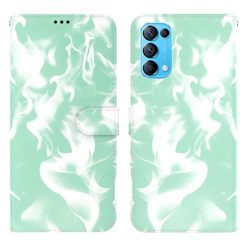 Folio-fodral Oppo Find X3 Lite Abstrakt Mönster