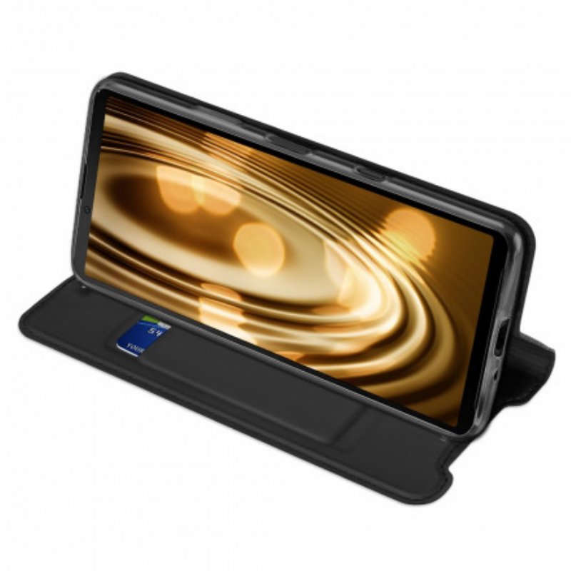 Folio-fodral Sony Xperia 5 III Läderfodral Skin Pro Dux Ducis
