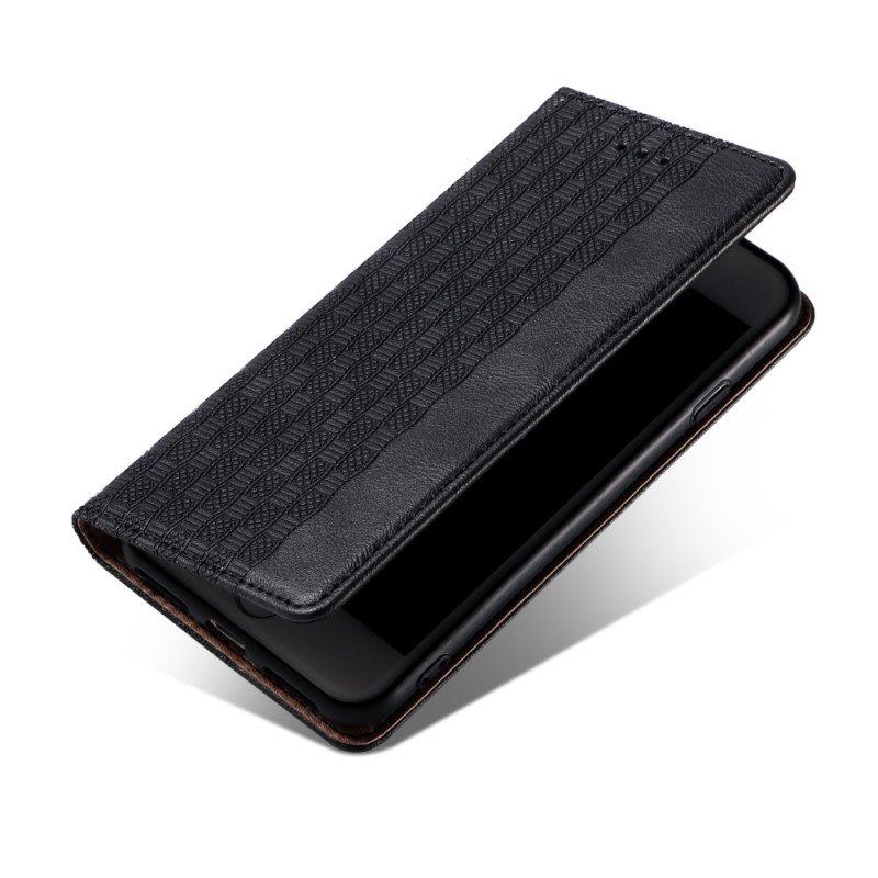 Folio-fodral iPhone SE 3 / SE 2 / 8 / 7 Med Kedjar Läderfodral Retro Strappy