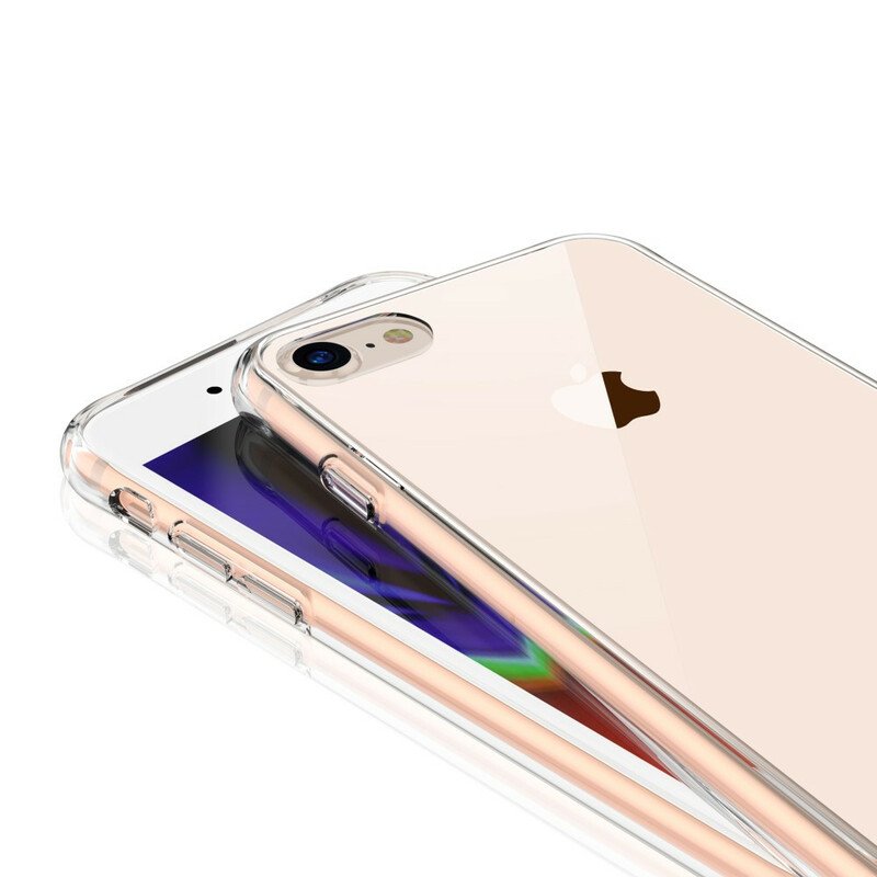 Skal iPhone SE 3 / SE 2 / 8 / 7 Transparent Leeu Glas Och Akryl