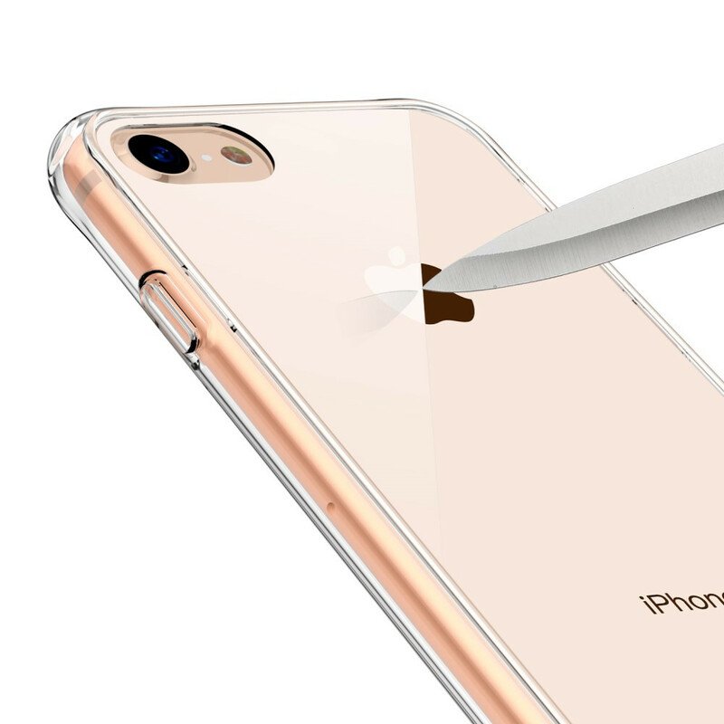 Skal iPhone SE 3 / SE 2 / 8 / 7 Transparent Leeu Glas Och Akryl