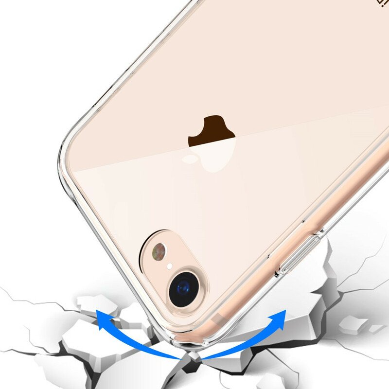 Skal iPhone SE 3 / SE 2 / 8 / 7 Transparent Leeu Glas Och Akryl