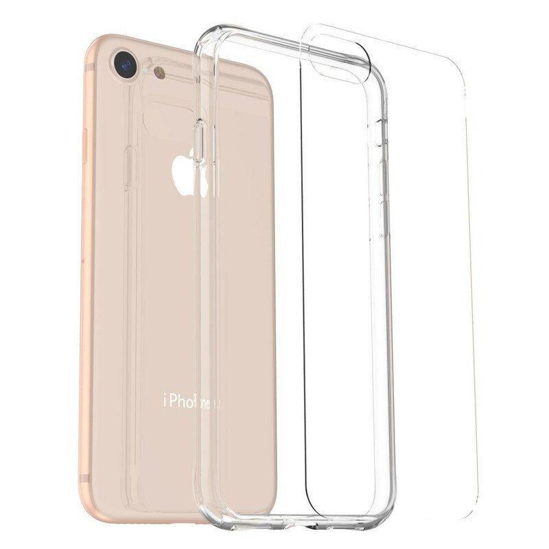 Skal iPhone SE 3 / SE 2 / 8 / 7 Transparent Leeu Glas Och Akryl