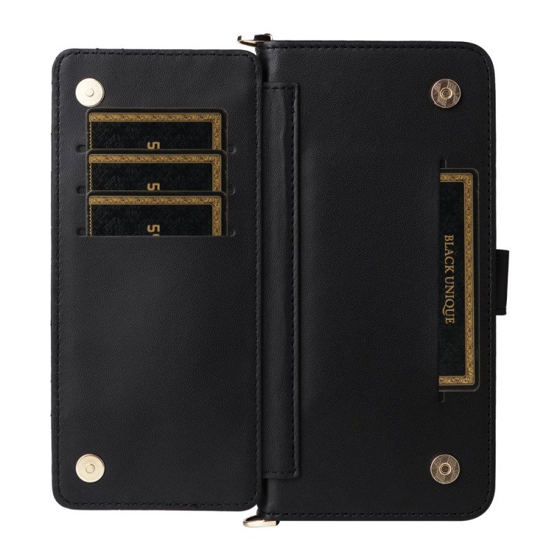 Läderskal Fodral Oppo Reno 13 Pro 5g Axelrem I Retrodesign