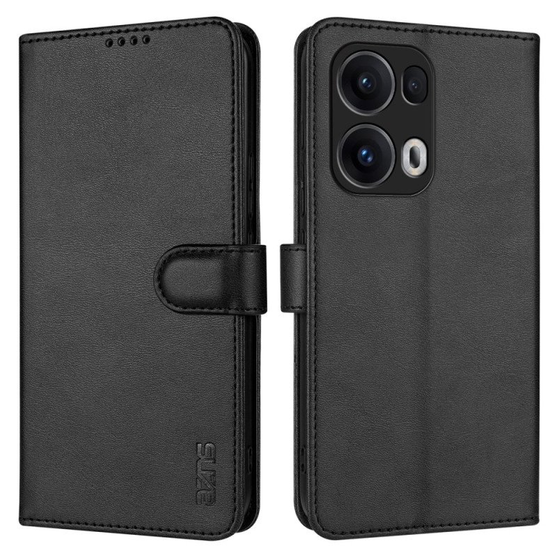 Läderskal Fodral Oppo Reno 13 Pro 5g Azns Lädereffekt