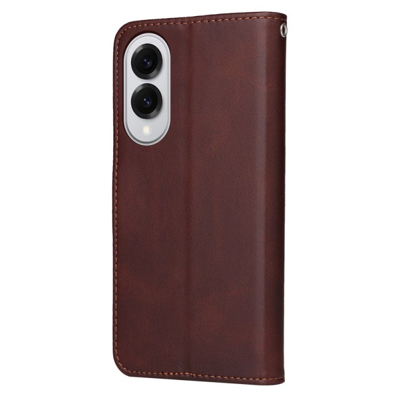 Fodral För Samsung Galaxy S25 5g Edge Kalvskinnstruktur