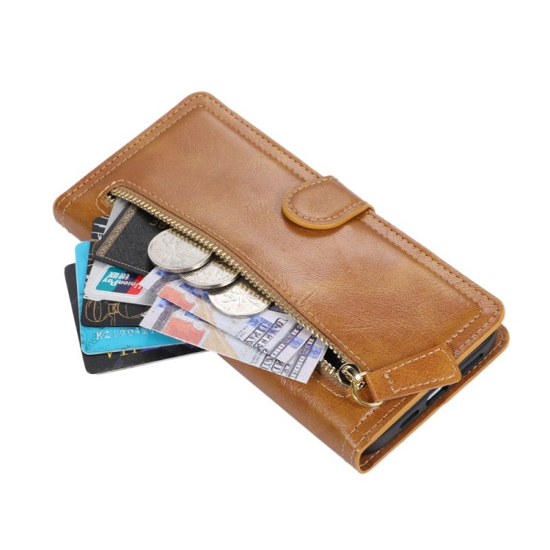 Fodral Samsung Galaxy S25 5g Edge Dragkedja Och Korthållare