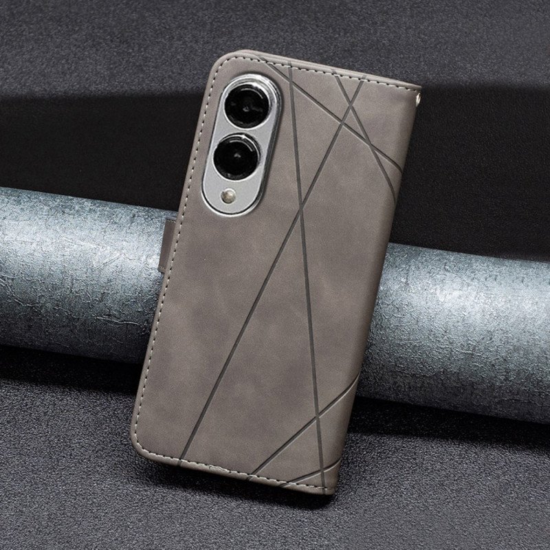 Fodral Samsung Galaxy S25 5g Edge Geometriskt Mönster Binfen-färg