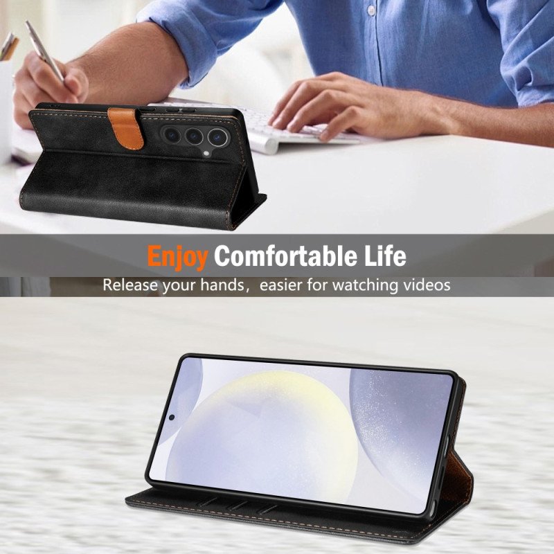 Fodral Samsung Galaxy S25 5g Edge N.bekus Vintage-stil