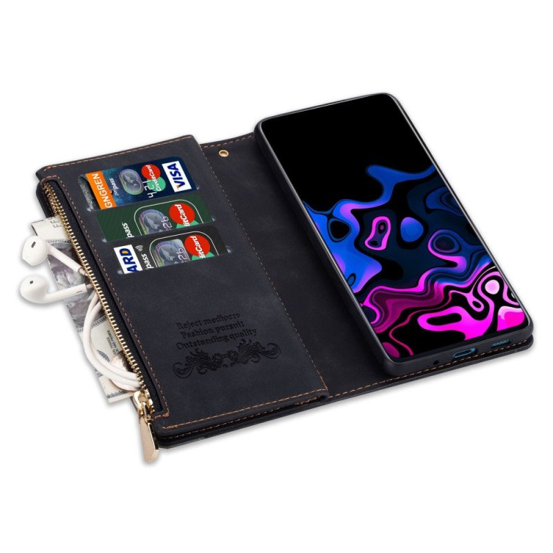 Fodral Samsung Galaxy S25 5g Edge Plånbok Med Diamantmönster