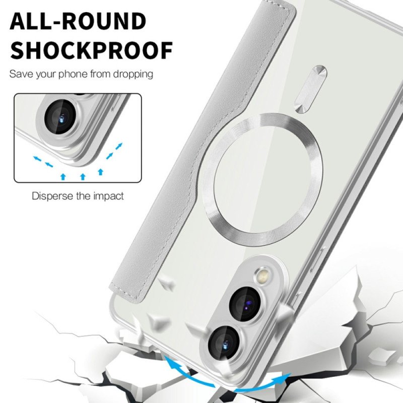 Folio-fodral För Samsung Galaxy S25 5g Edge Quiltad Magsafe-kompatibel