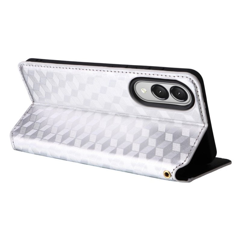 Folio-fodral Samsung Galaxy S25 5g Edge 3d-kuber