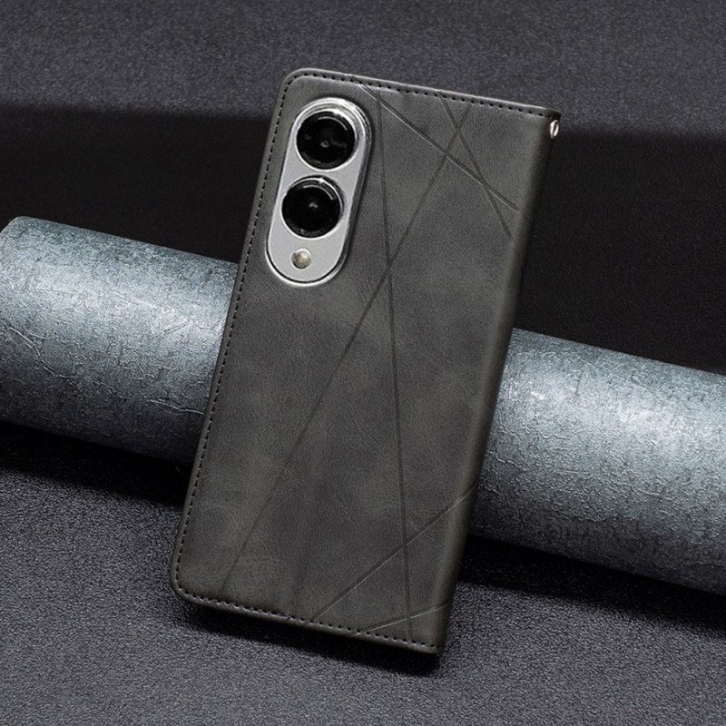 Folio-fodral Samsung Galaxy S25 5g Edge Geometriskt Mönster