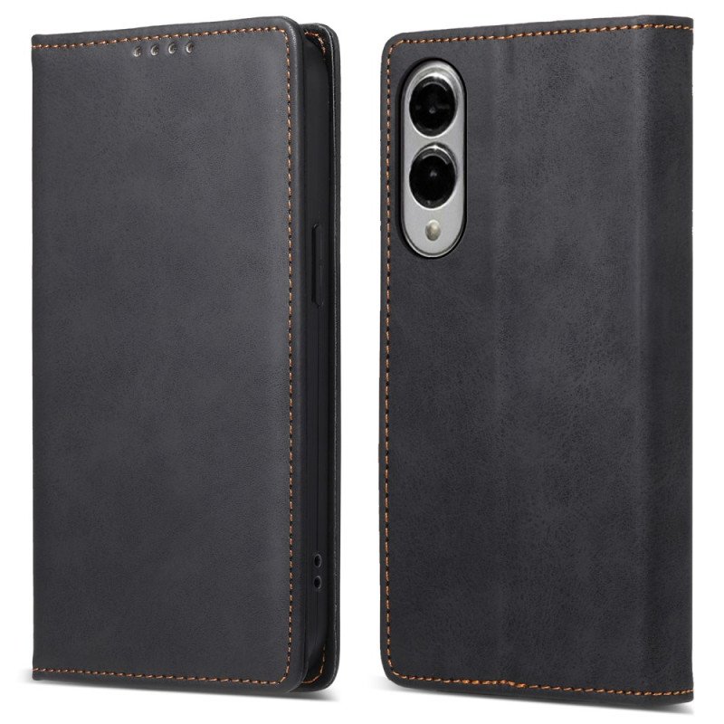 Folio-fodral Samsung Galaxy S25 5g Edge Rfid-blockerande Konstläder