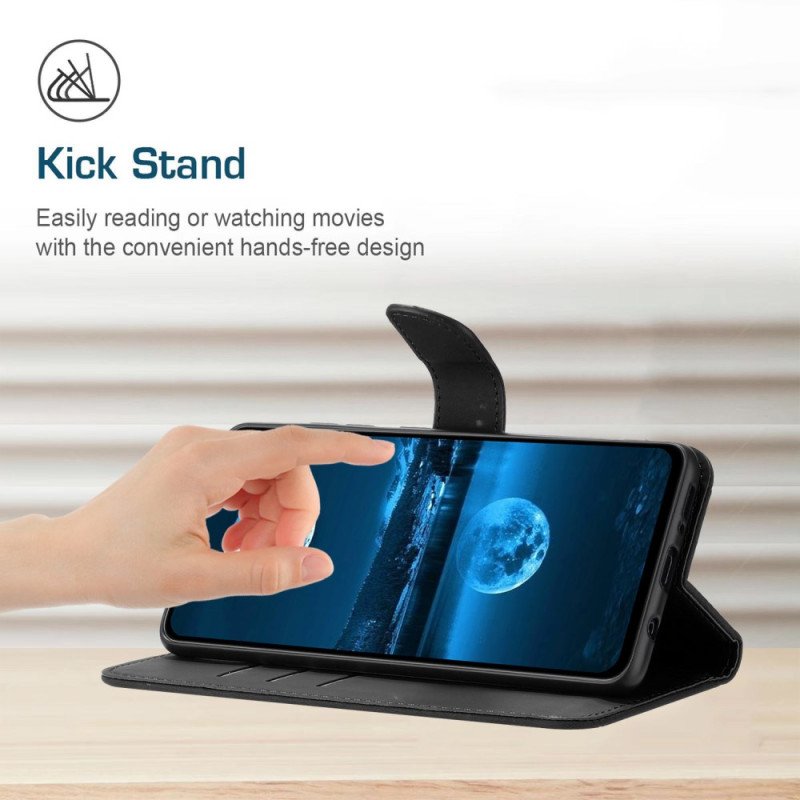 Läderfodral Samsung Galaxy S25 5g Edge Telefonfodral Ränder Och Ränder