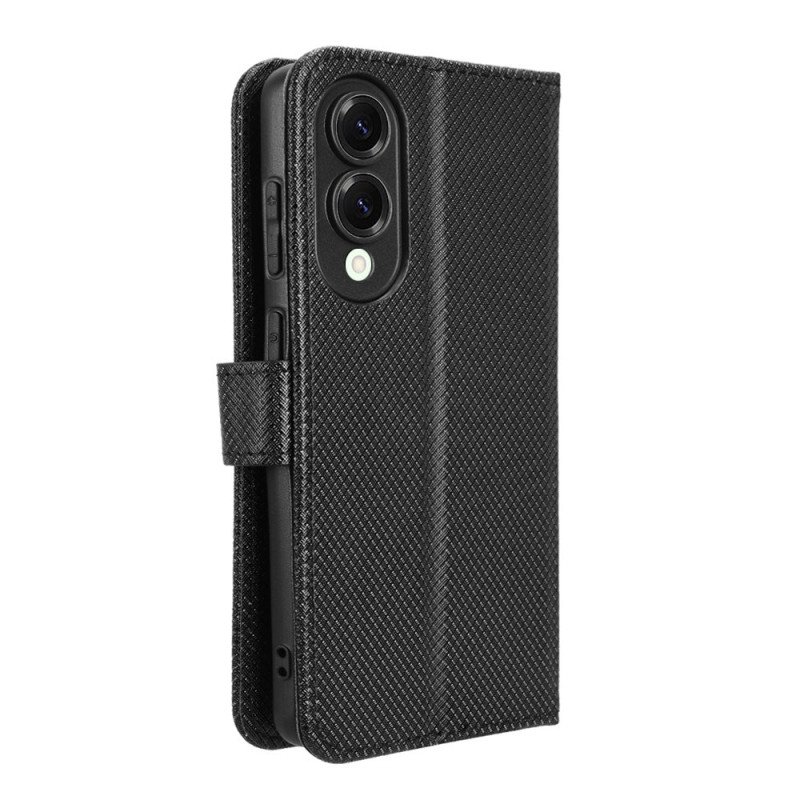 Läderfodral Samsung Galaxy S25 5g Edge Telefonfodral Remprickar