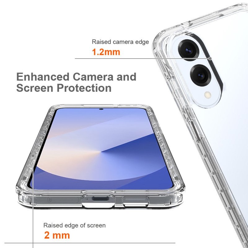 Skal För Samsung Galaxy S25 5g Edge 2-i-1 Transparent