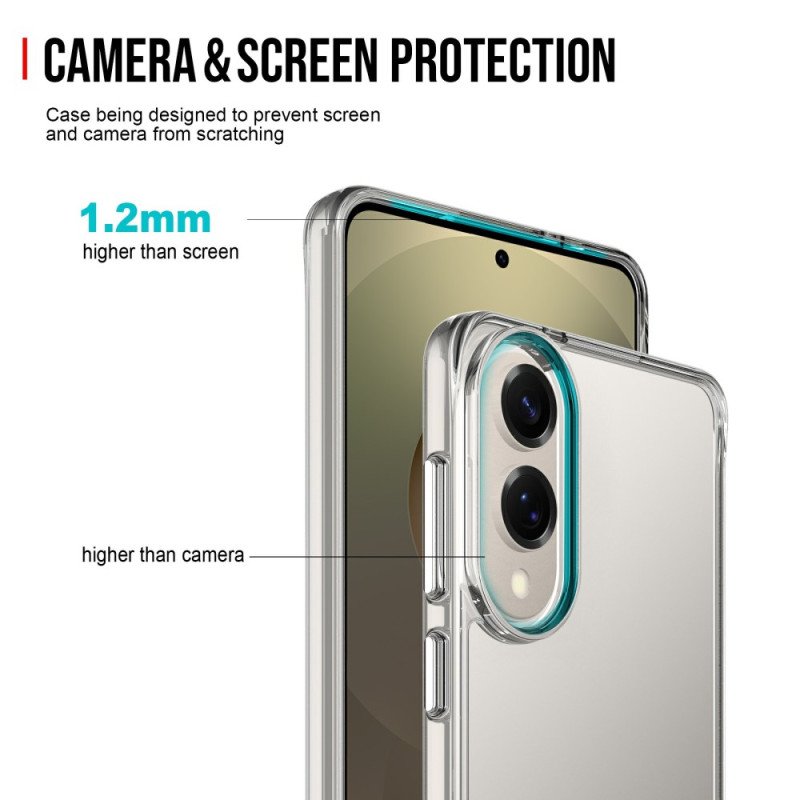 Skal För Samsung Galaxy S25 5g Edge Genomskinlig