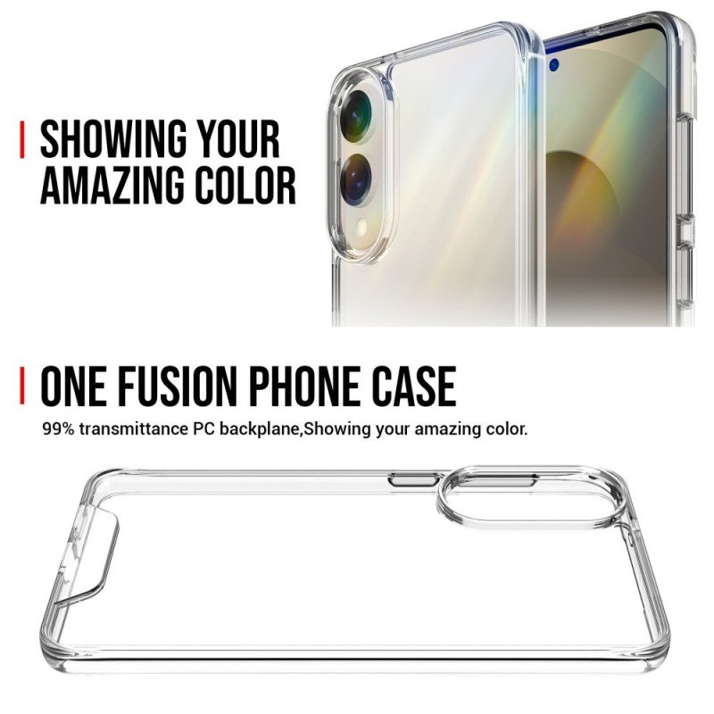 Skal För Samsung Galaxy S25 5g Edge Genomskinlig