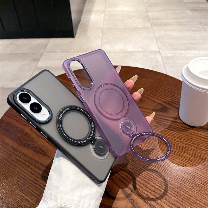 Skal För Samsung Galaxy S25 5g Edge Kompatibel Med Magsafe Frostad