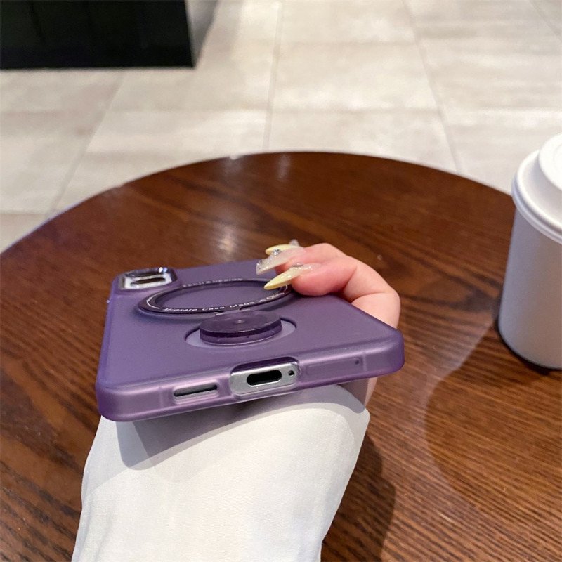 Skal För Samsung Galaxy S25 5g Edge Kompatibel Med Magsafe Frostad