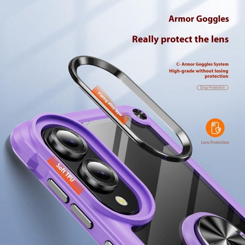 Skal För Samsung Galaxy S25 5g Edge Robust Med Handsfree-stativ