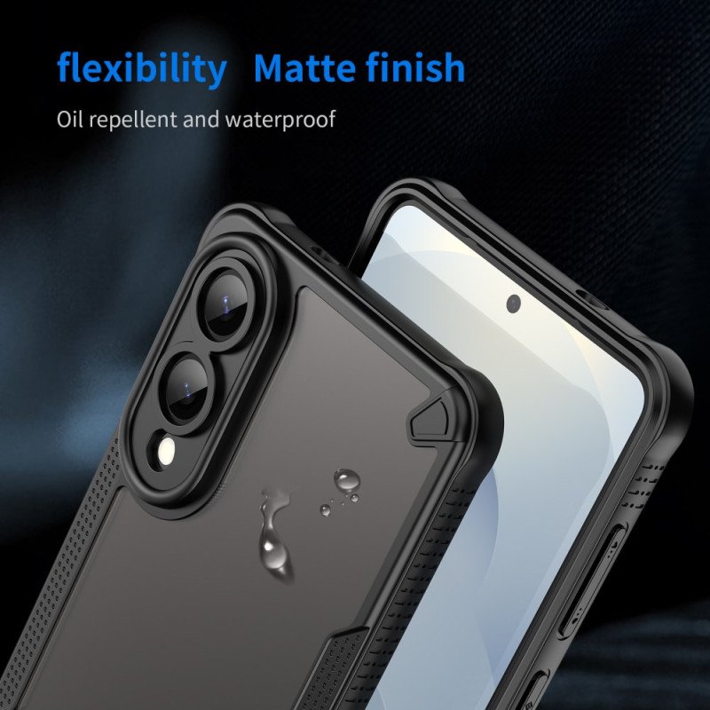 Skal Samsung Galaxy S25 5g Edge Borstad Genomskinlig