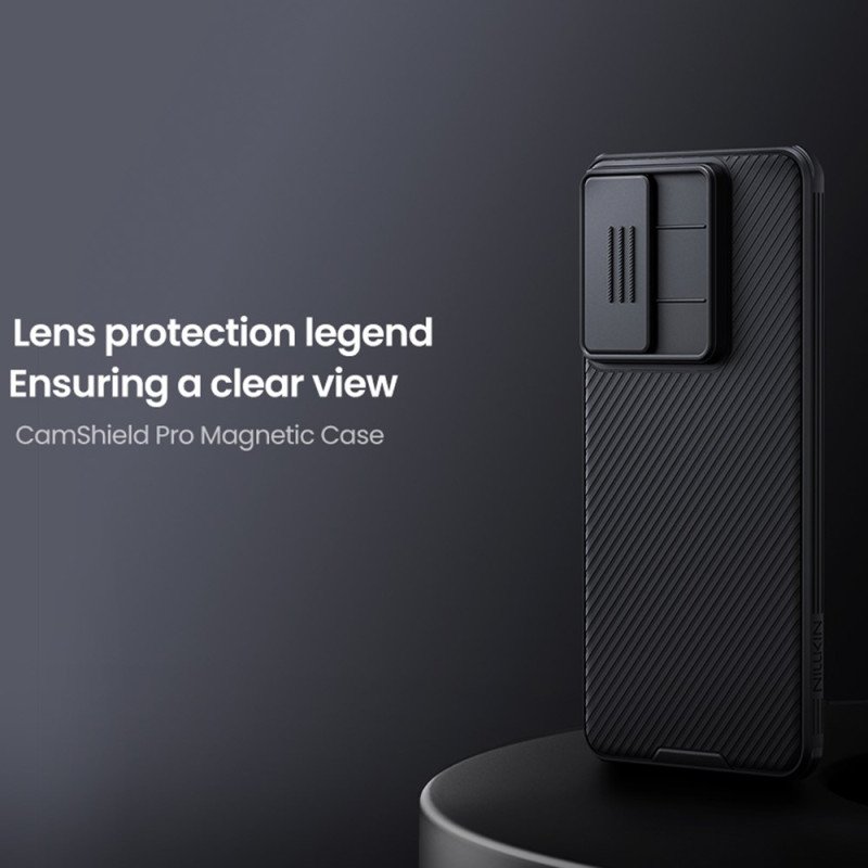 Skal Samsung Galaxy S25 5g Edge Camshield Pro Med Glidande Kameraskydd Nillkin