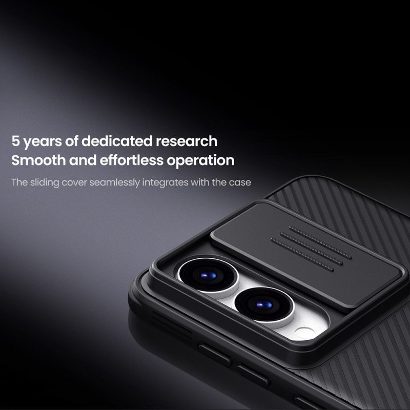 Skal Samsung Galaxy S25 5g Edge Camshield Pro Med Glidande Kameraskydd Nillkin