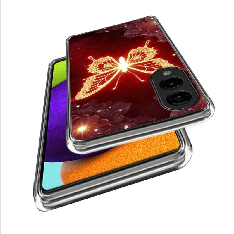 Skal Samsung Galaxy S25 5g Edge Gyllene Fjäril