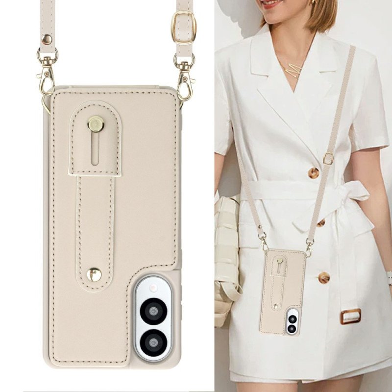 Skal Samsung Galaxy S25 5g Edge Korthållare Med Rem Och Axelrem