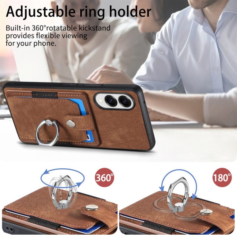Skal Samsung Galaxy S25 5g Edge Korthållare Och Ringhållare