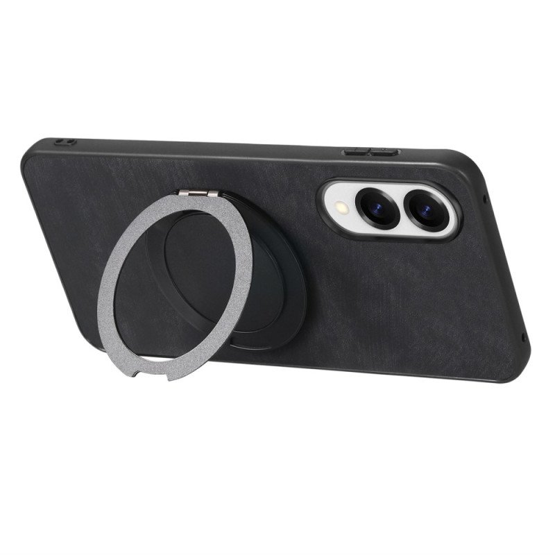 Skal Samsung Galaxy S25 5g Edge Mockaeffekt Med Roterande Stativ