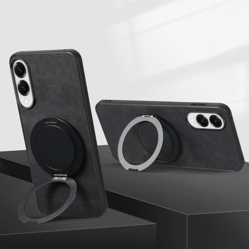 Skal Samsung Galaxy S25 5g Edge Mockaeffekt Med Roterande Stativ