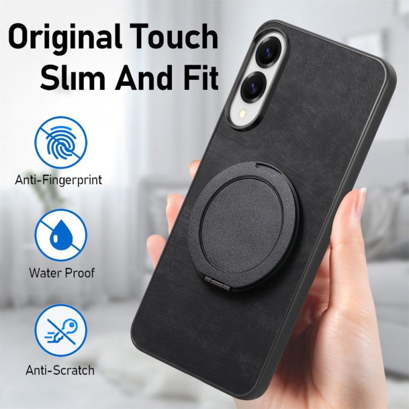 Skal Samsung Galaxy S25 5g Edge Mockaeffekt Med Roterande Stativ