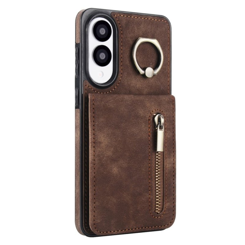 Skal Samsung Galaxy S25 5g Edge Plånbok Med Dragkedja Och Rfid-teknik