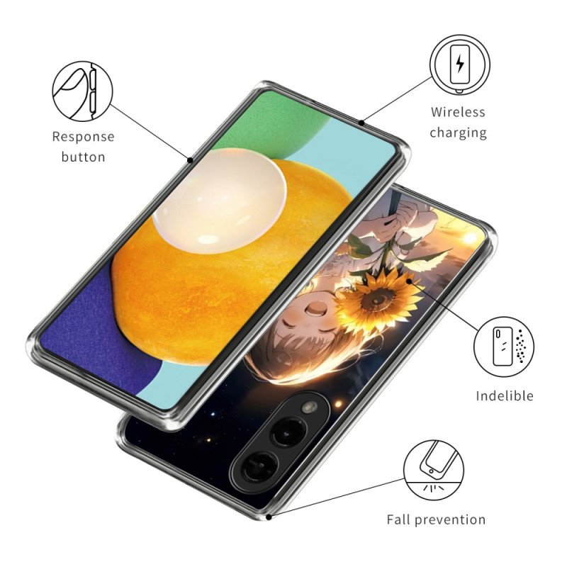 Skal Samsung Galaxy S25 5g Edge Solrosflicka