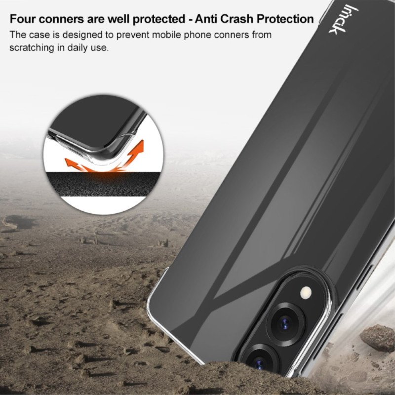 Skal Samsung Galaxy S25 5g Edge Telefonfodral Förstärkt Genomskinlig Imak